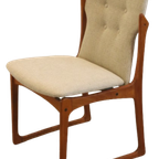 Set Van 4 Vamdrup Eetkamerstoelen 'nyhavn' Vintage thumbnail 8