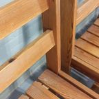 Set Van 4 Vintage Massief Grenen Eetkamerstoelen thumbnail 14