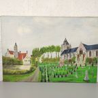 Schilderij - Kerk Van Houtem thumbnail 2