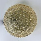 Vintage Ronde Plafondlamp Glas Bubbel - Limburg, H. Tynell thumbnail 4