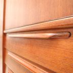 Vintage Highboard / Dressoir Van Heinrich Riestenpatt Gemaakt In De Jaren '60 thumbnail 4