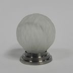 Art Deco Plafondlamp Met Mat Glazen Kap, Jaren 30 thumbnail 6