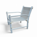 2 X Plastic / Pvc Pipe / Mesh / Indoor / Outdoor Chairs / 1970s thumbnail 9