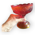 Carnaval Glas Rood Oranje Schaaltje Ijscoupe Op Voet thumbnail 4