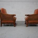 Pair Of Armchairs From The Early 20Th Century thumbnail 4