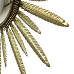 Mid Century Verkoperd Metalen Zonnespiegel Deknudt Convex 55Cm thumbnail 5