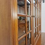 Antieke Vintage Landelijke Boekenkast Buffetkast Wandkast Vitrinekast thumbnail 17