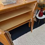 Vintage Kast / Dressoir Blond Strakke Poot 70s thumbnail 6