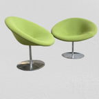 2 Globe Draaistoelen Pierre Paulin Voor Artifort thumbnail 30