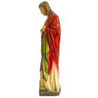 Vintage Jezus Beeld Xl Heilig Hart Rood thumbnail 8