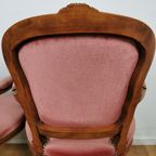 Set Brocante Franse Louis Xv Stoeltjes, Fauteuils Set Prijs thumbnail 17