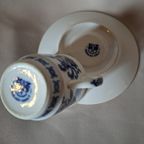 Vintage Mz Chzechoslovakia Cobalt Underglaze 6 Kop&schotels thumbnail 3