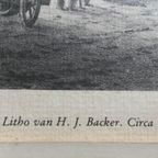 Drie Oude Litho’S Van H.J. Bakker. Beek-Ubbergen (Bij Nijmegen). thumbnail 5