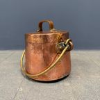 Rood Koperen Pot Met Deksel thumbnail 3
