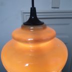 Glazen Vintage Hanglamp Uit De Jaren 60/70, Parelmoer Shine thumbnail 10