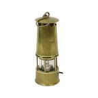 Oude Messing Mijnwerkerslamp Memorabilia Mijn 26cm thumbnail 13