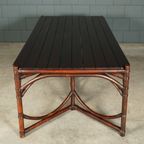 Vintage Manou/Bamboe Eettafel Xl thumbnail 7