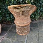 Vintage Rotan Pauwenstoel thumbnail 4