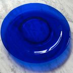 4x Dinerbord Donkerblauw Glas thumbnail 5