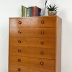Scandinavisch Vintage Teak Fineren Ladekast Kajanin thumbnail 17