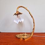 Art Nouveau-lamp In Verguld Brons, Eind 19e Eeuw. thumbnail 19