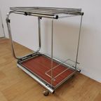 Vintage Barcart Drankenkar Bedtafel Butlerwagen Serveerwagen 1 thumbnail 5
