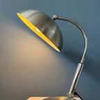 Vintage Hala Busquet / Hala 144 Tafellamp Van Herman Busquet - Zilveren Bauhaus-Bureaulamp thumbnail 6