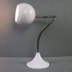 Witte Vintage Buigbare Metalen Bureau Lamp thumbnail 4