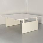 Drentea Benchwerkplek, Wit Blad, (2X) 180 X 75 Cm, Hoogte Instelbaar Onderstel thumbnail 2