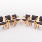 Set Of 6 Danish Design Chairs / Eetkamerstoel From Four Design thumbnail 2