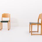 Set Of 6 Scandinavian Design Herman Seeck Chairs / Eetkamerstoelen For Asko, Finland 1950S thumbnail 7