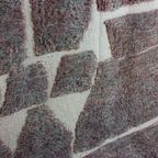 Handgeknoopt Hoogpolig Mid-Century Vintage Wollen Vloerkleed thumbnail 9