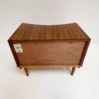 Engels Houten Kastje Met Messing Versiering, 1960'S thumbnail 11