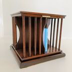Miniatuur Antieke Boekenkast/Boekenmolen Circa 1900 thumbnail 5