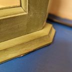 Olijfgroene Vintage Vitrinekast Wandkastje Vitrine Klassieke thumbnail 4
