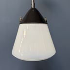 Opaline Glazen Kandem Hanglamp Model 409 thumbnail 7