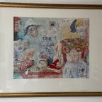 James Ensor Reproductie #1384. Still Life With Masks. Print In Mooie Lijst thumbnail 4