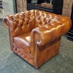 Chesterfield First Class Fauteuil - Cloudy Brown Old thumbnail 4