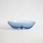 Blue Glass Papyrus Bowl By Verlys Verrerie, 1930S thumbnail 10