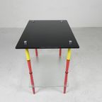 Arlecchino Tafel Met 2 Glasplaten In De Stijl Van Edoardo Poli, Jaren 50 thumbnail 10