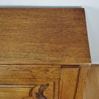 Brocante, Vintage Secretaire, Ladekast, Landelijk Bureau 808 thumbnail 16