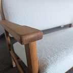 Deense Design 2-zits Bank & Fauteuil Hans Wegner Voor Getama thumbnail 15