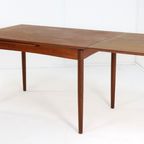 Deens Teak Verlengbare Rechthoekige Eettafel Eetkamertafel Tafel 'Nymark" thumbnail 15