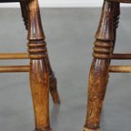Set Van 2 Antieke Eetkamerstoelen Uit Midden 19e Eeuw thumbnail 10