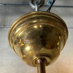 3 X Art Deco Klooster-/schoollampen – Opaline En Messing thumbnail 13