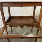 Vintage Glazen Vitrine / Etalage / Theekastje thumbnail 4