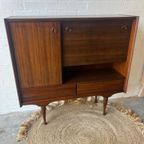 Retro Vintage Mid-century Dressoir,high-board,barkast thumbnail 5