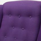 Classic Wing Chair In The Style Of Howard & Sons, 1960s thumbnail 11