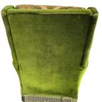 Vintage Mosgroene Fauteuil / Eenzit thumbnail 10