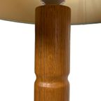 Vintage Pinewood Grenen Tafellamp Gedraaid Jaren 70 Design thumbnail 18